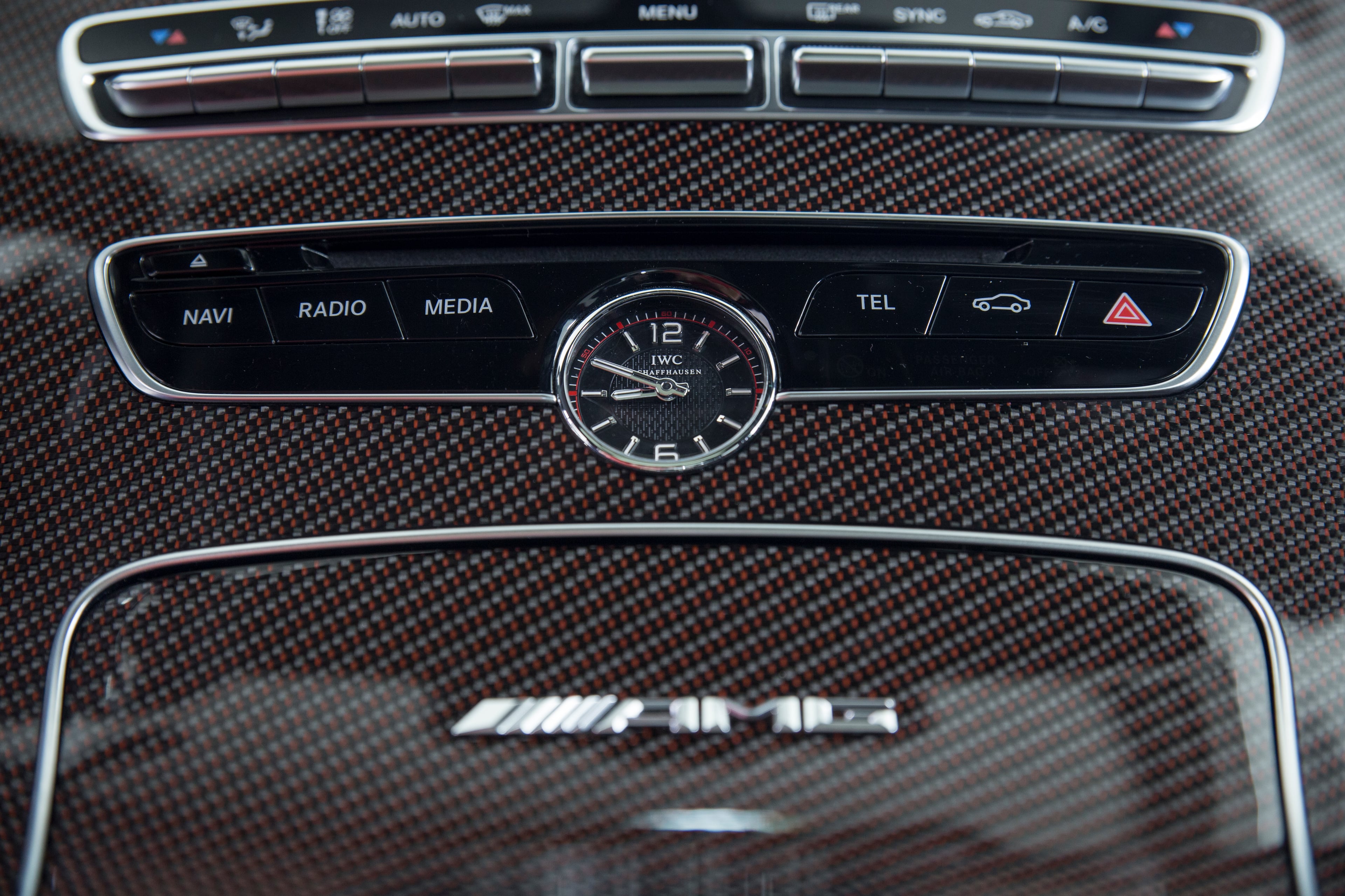 Center console protected with interior PPF